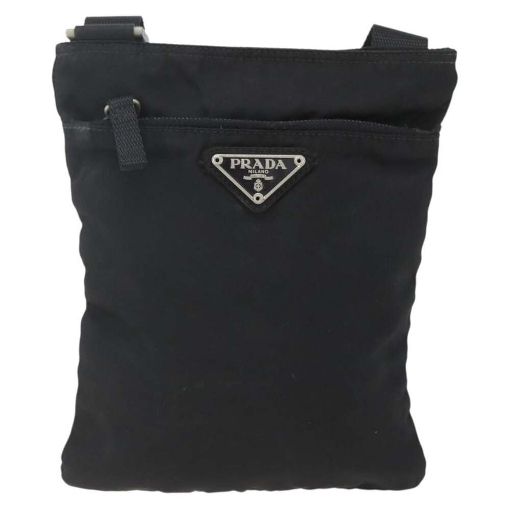Prada Nylon Shoulder Bag Black
